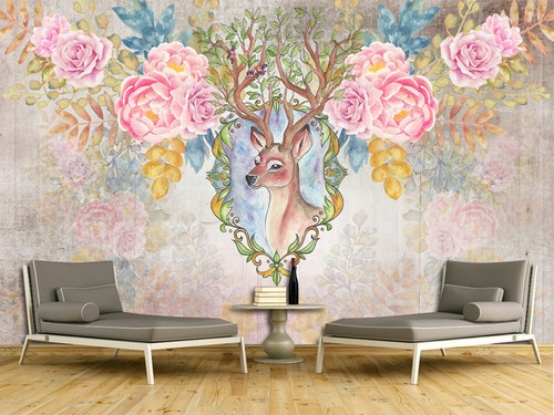 Pittura cervo r27567 carta - r27567,