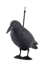 Corvo Finto Spaventapasseri Dissuasore Statua Spaventa Scaccia Piccioni Uccelli