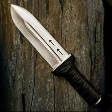 Coltello Pugnale Thorfinn Lama Acciaio al Carbonio Personalizzato Fatto a Mano | Coltello Caccia Campeggio