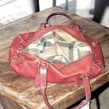 Borsa Vintage Burberry  Rossa 