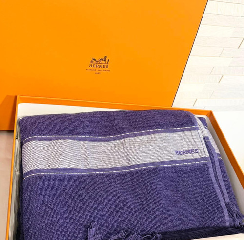 Telo mare hermes con frange - telo,