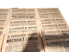 Collezione prime pagina GIORNALE DI BRESCIA MT