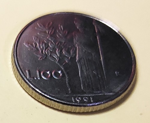 100 lire piccole minerva 1991 - lire,