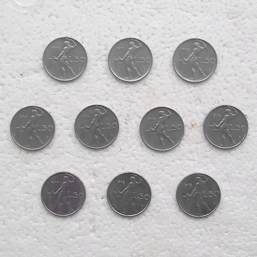 Lotto monete lire - lotto, 50