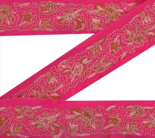 Bordo sari sanscrito vintage