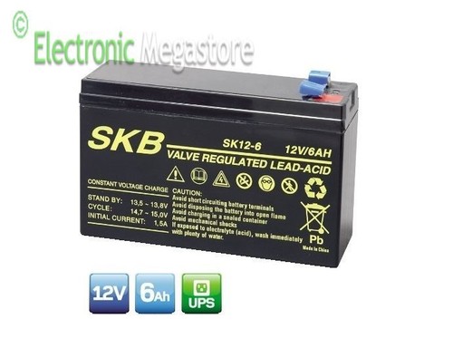 Batteria piombo 12v 5ah 6ah - piombo,