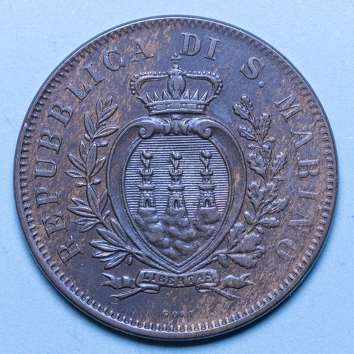 San marino centesimi 1875 - 10,