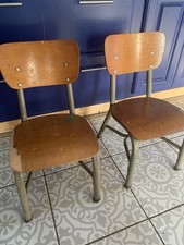Sedie scuola vintage misura