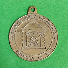 MEDAGLIA ACCADEMIA DELLA BUONA TAVOLA BOLOGNA 1979 ORDINE GAVIO APICIO TOSCHI ?