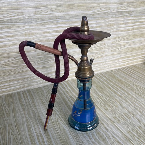 Vintage islamic glass hookah - glass,