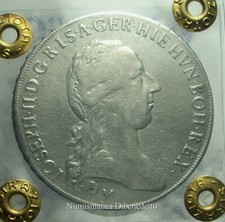 Milano, Giuseppe II Asburgo Lorena, Scudo delle Corone o Crocione 1789 Periziata