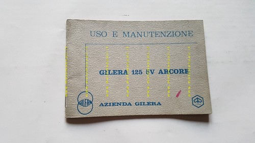 Gilera 125 arcore 1972 - arcore, manuale