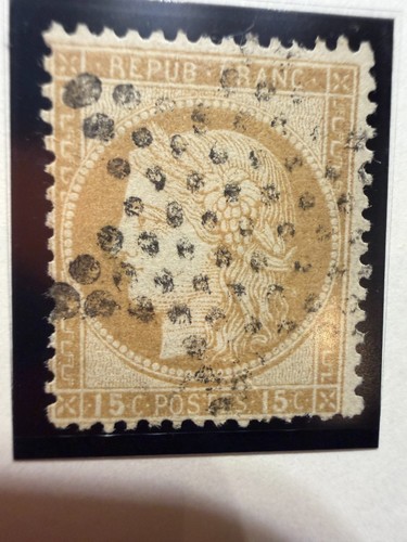 Timbre 15c bistre - 🦬timbre,