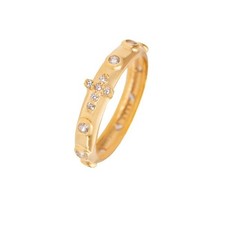 Anello Unisex Rosario Oro 18