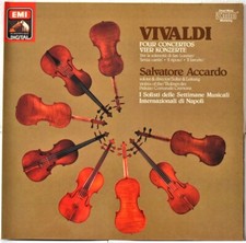 EMI RECORDS DIGITAL STEREO GERMANY 1985 VIVALDI Four Concertos Salvatore ACCARDO