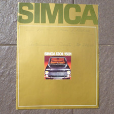 BROCHURE SIMCA 1301 / 1501  LIBRETTO IN ITALIANO