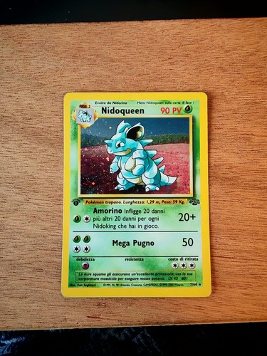 Carta pokemon nidoqueen 7 - nidoqueen, 7/64