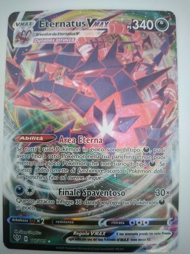 Eternatus vmax carta pokemon - vmax,