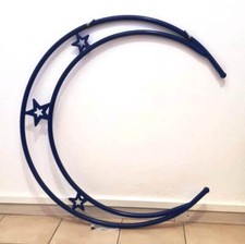 Luna aereo cerchio per discipline aeree danza Blu aerial hoop rings 25mm
