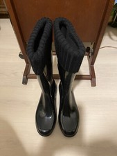 Stivali di gomma Pregunta da donna, n.41,colore nero,alto 38cm/con tacco di 5cm/