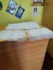 LOTTO DI 3 CENTRINI UNCINETTO