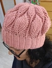 Cappello Con foglie 3d Fatto A Mano All'uncinetto In Acrilico 