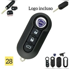 Chiave Cover Telecomando Guscio Key tasti LANCIA Y YPSILON MUSA IL LOGO OMAGGIO