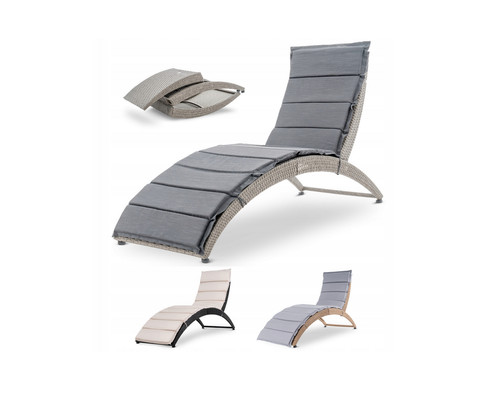 Sedia sdraio technorattan - in,