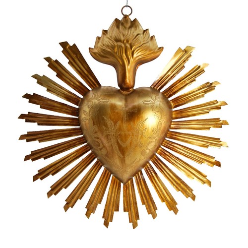 8in sacro cuore voto con - 8in, ex