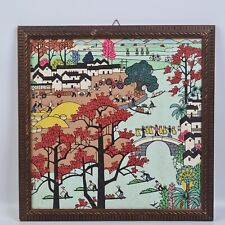 ARTE POPOLARE CINESE Taglio della carta a Foshan OPERA in Cornice Stile Cina !!!