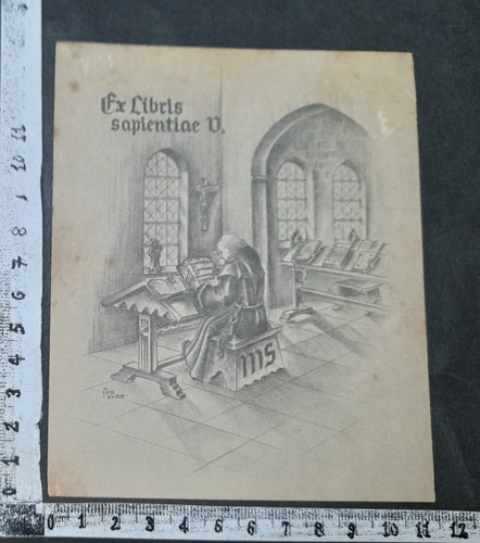 Wunderkammer exlibris 1091 - exlibris,