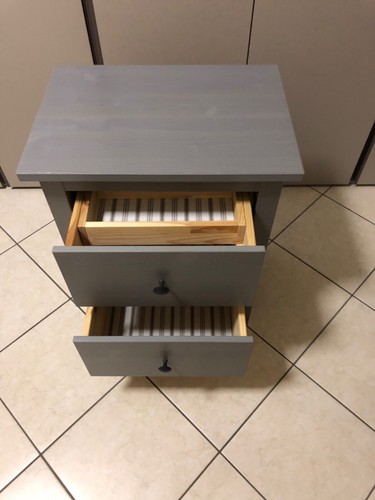 Comodino ikea hemnes grigio - comodino, in