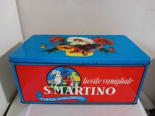 SCATOLA DI LATTA LIEVITO VANIGLIATO SAN MARTINO ANNI 60 -(CA4)