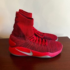 Scarpe da basket Nike Hyperdunk 2016 FlyKnit FK Team rosse da uomo 10,5 843390-606