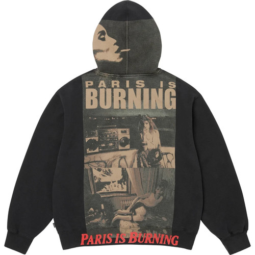 Felpa supreme paris - supreme, burning