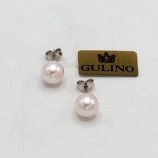 Orecchini oro bianco 18 kt e
