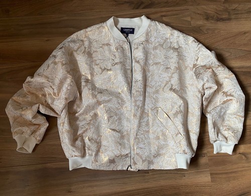 Bomber giacca bianco oro - giacca,