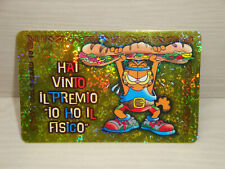 KINDER FERRERO GOLD CARD 10 - GATTO GARFIELD Premio - IO HO IL FISICO  