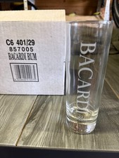 6x BACARDI Rum bicchiere long