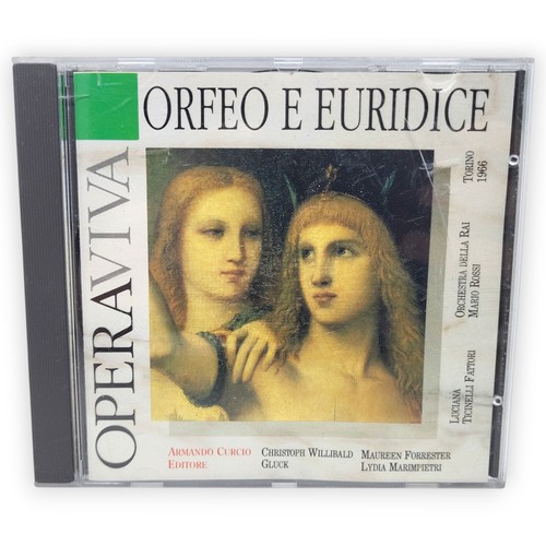 Orfeo euridice opera viva cd - opera,