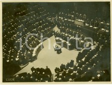 1936 ROMA Senato riunito col DUCE approva Impero Etiopico *FOTOGRAFIA
