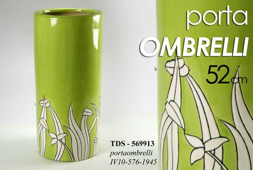 Porta ombrelli 50cm ceramica - porta,