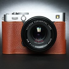 Custodia fotocamera in pelle