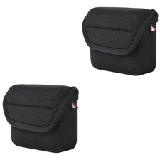  2 Pezzi Custodia Portaoggetti Audio Portatile Custodia Elastica per Altoparlanti