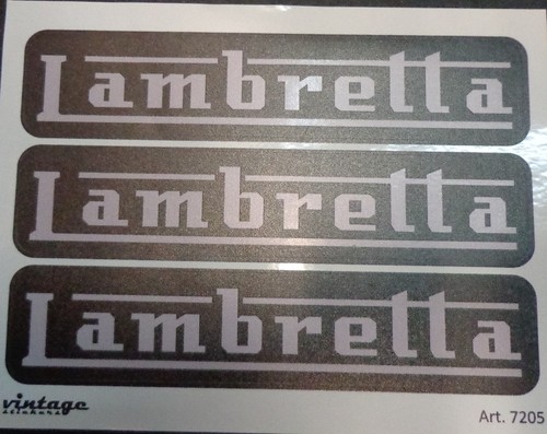 Scritta adesiva lambretta - scritta,