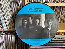 U2 "LIVE FROM LYPTON VILLAGE EDINBURGH 1984" LP PICTURE DISC