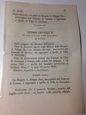 Regio Decreto10/01/1867