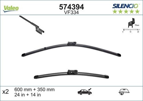 Spazzola tergicristallo valeo - tergicristallo,