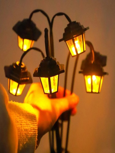 Lanterna solare retrò - luce, 6