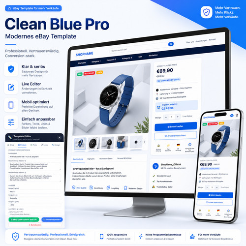 Modello ebay 2026 clean blue - modello,